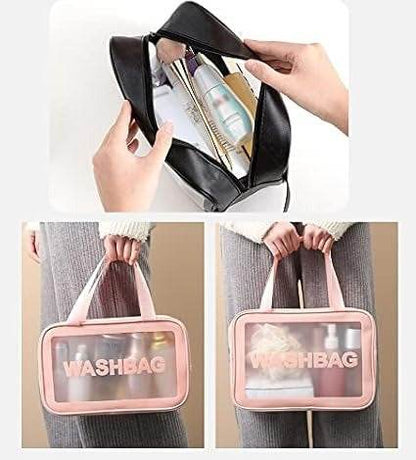 Cosmetic Bag Set (3 pcs) - DMC Wholesale