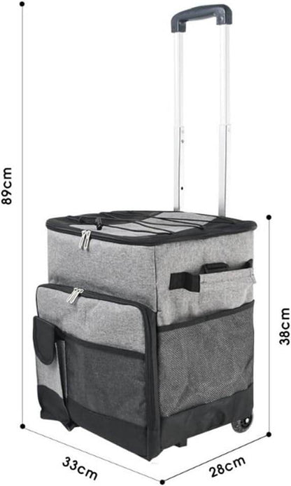 Insulated Rolling Cooler Bag - DMC Wholesale