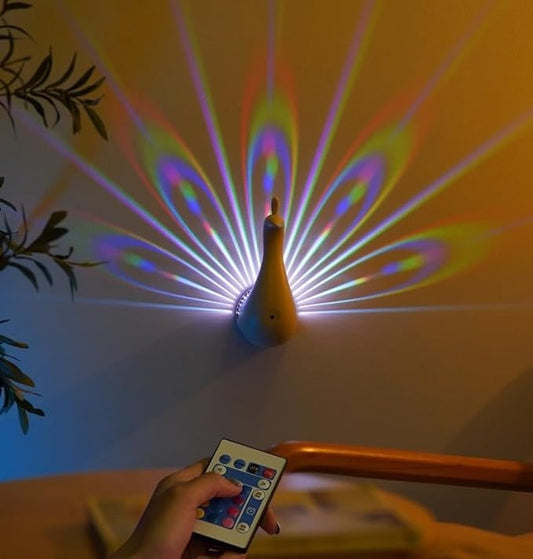 Peacock Projection Lamp