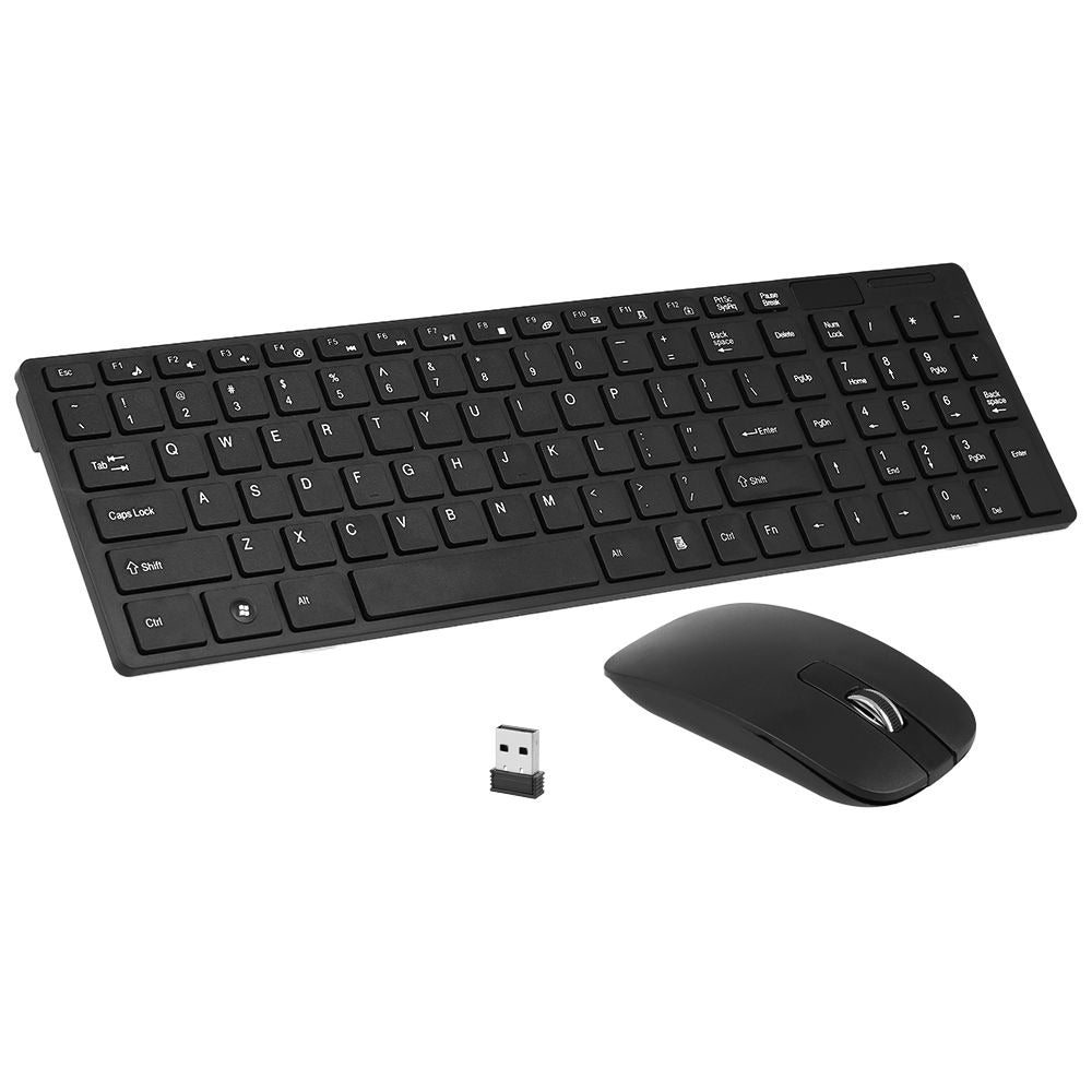 2.4G Ultra Slim Portable Wireless Keyboard & Mouse Combo