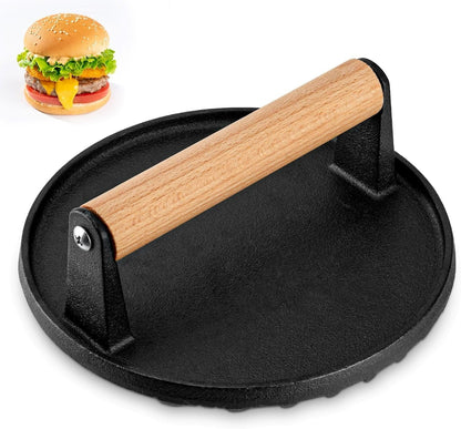 Cast Iron Grill Burger Press (17cm)