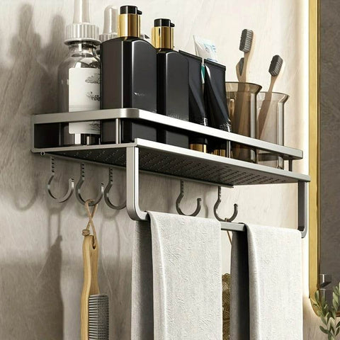 Towel Rod Wall Mounted Storage Rack (60cm)