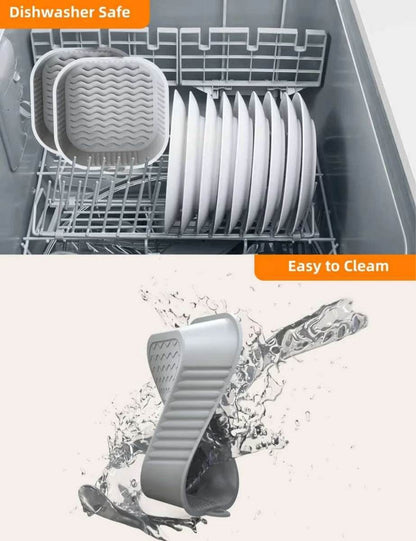 High Quality Silicone Air Fryer Tray Liner (Square)(Each) - DMC Wholesale