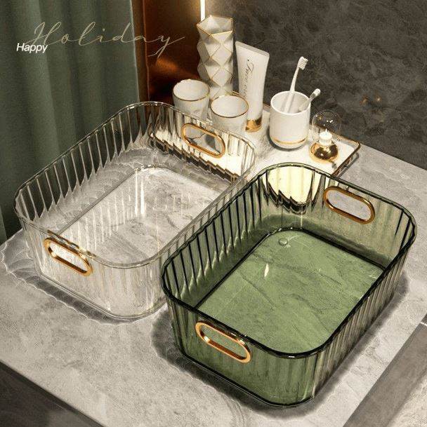 Luxury Acrylic Household Storage Container (28cm) - DMC Wholesale