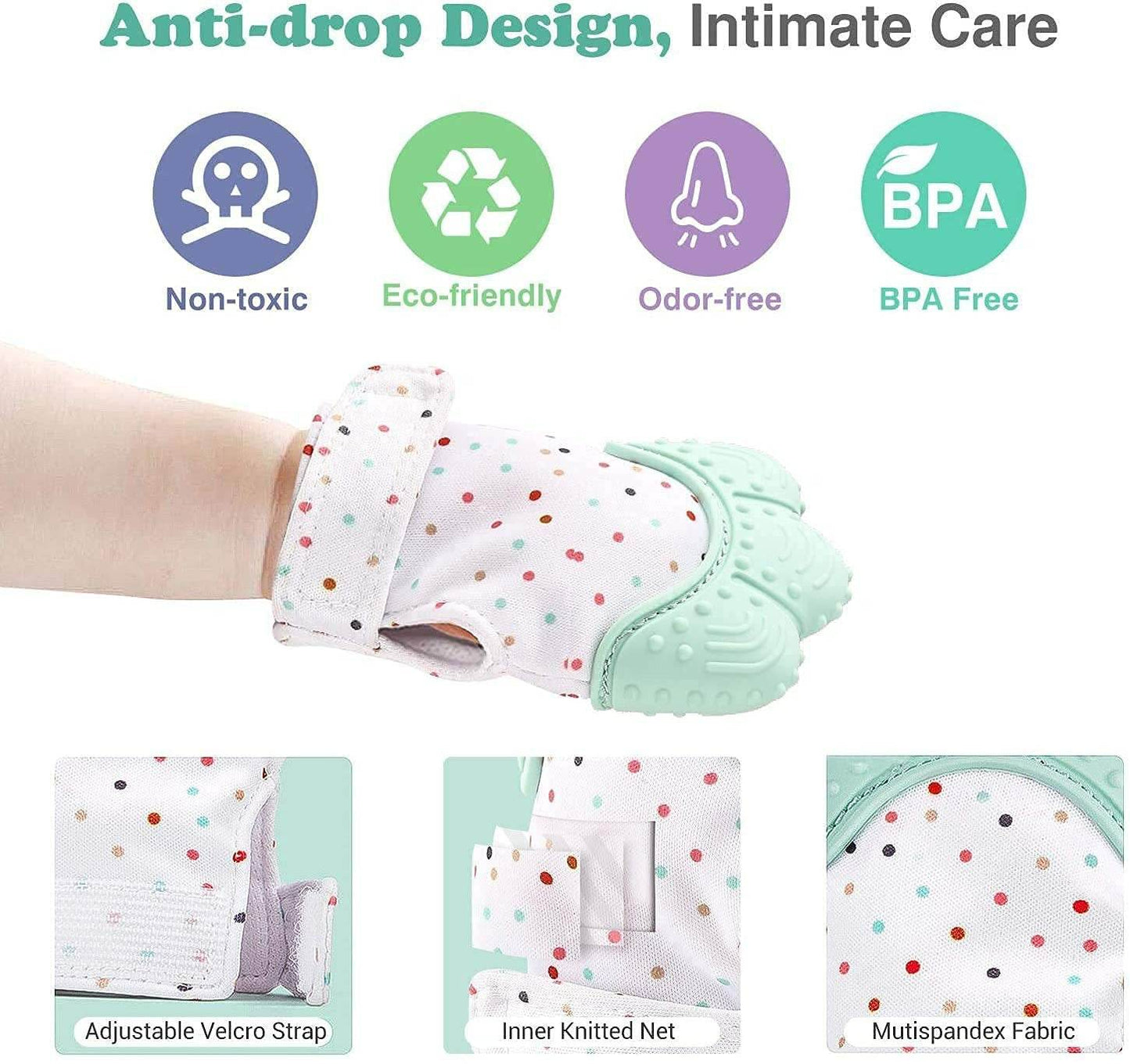 Gummy Glove Teething Mitten Bear Claw Design - DMC Wholesale