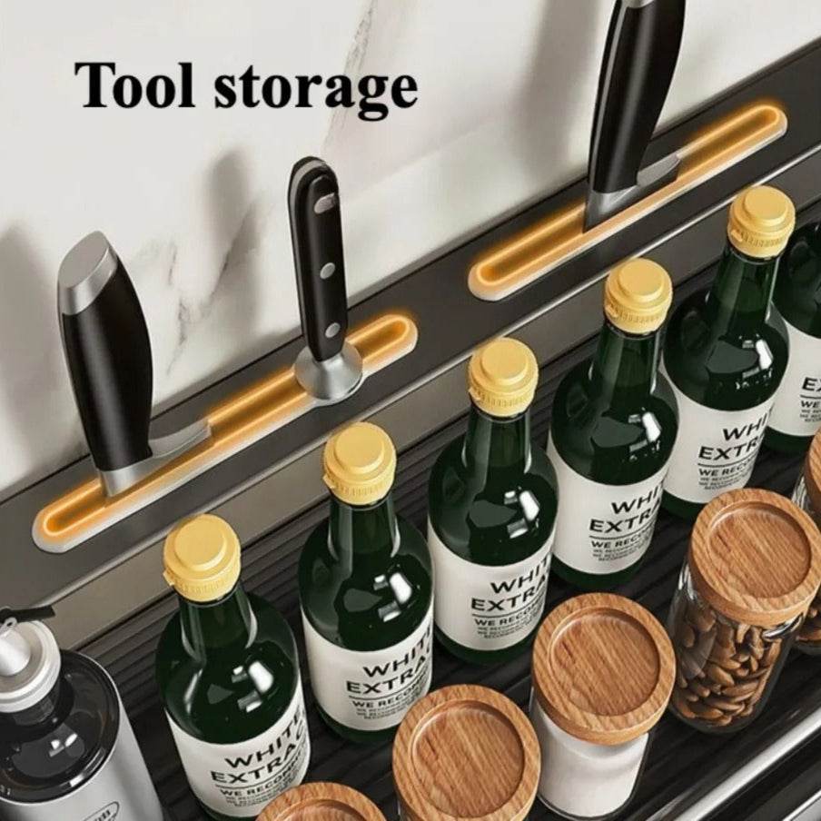 Wall Mounted Kitchen Storage Rack (60cm)(Single Cup) - DMC Wholesale
