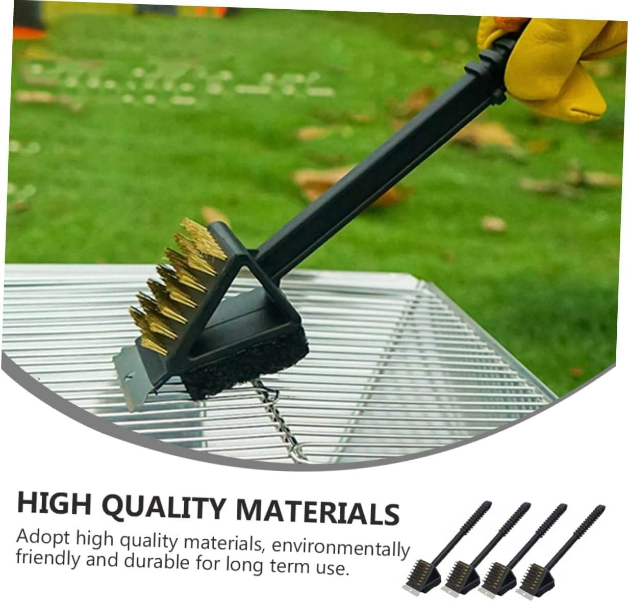 3in1 BBQ Grill Cleaner with Scraper - DMC Wholesale