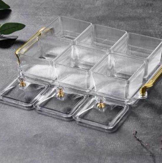 Multifunctional Snacks Dish Tray (6 Bowls) - DMC Wholesale