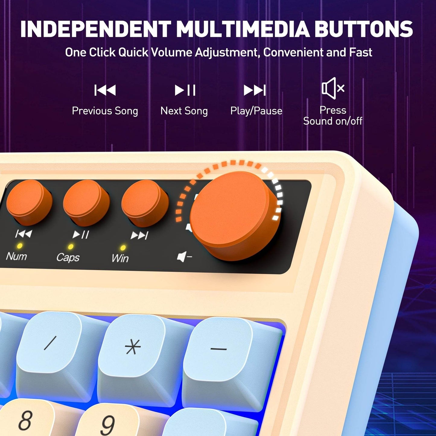 Music Adjusting Wired Keyboard - DMC Wholesale