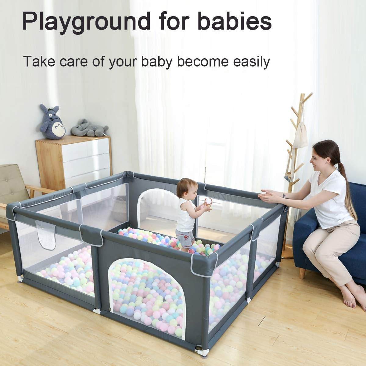 Baby Rail Double Door Playpen - DMC Wholesale