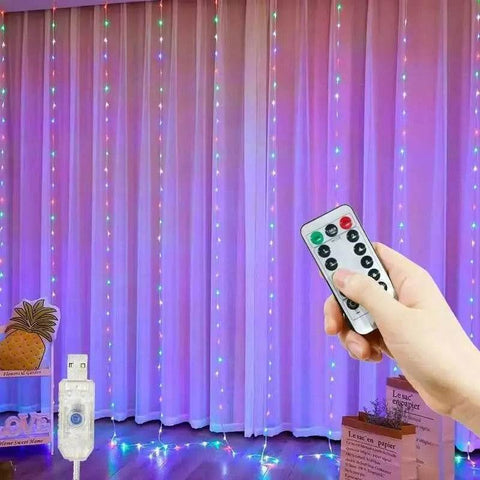 Curtain Lights (Multi Colour) - Alt View