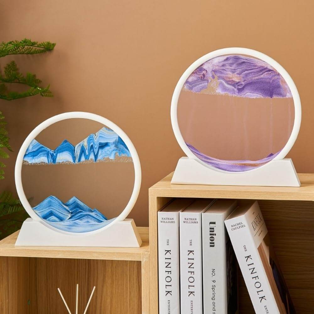 Moving Sand Art 3D Seascape Relaxing Display (Large)(25.5cm) - DMC Wholesale