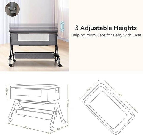 Luxury Crib Baby Bed - Alt View