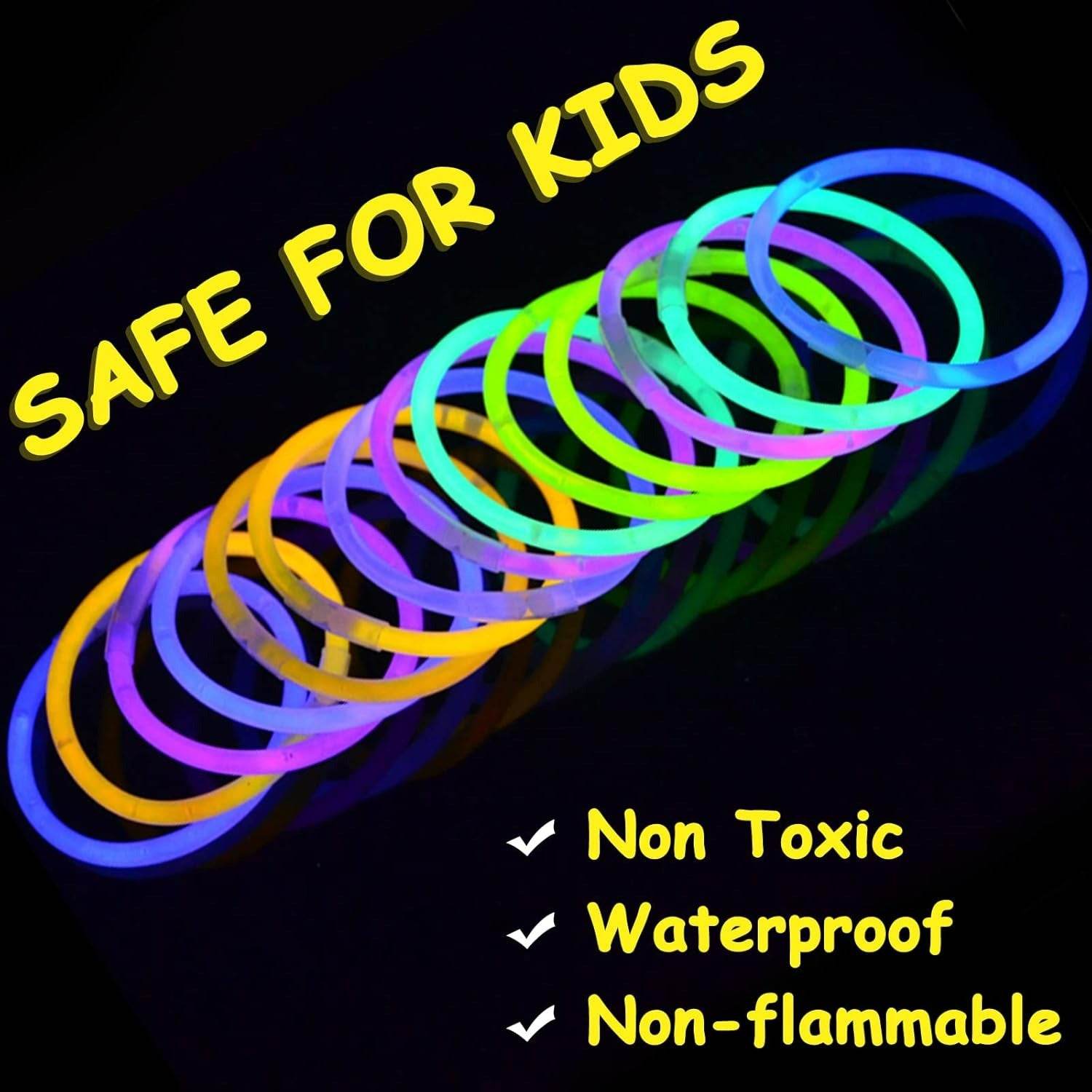 Fluorescent Glow Sticks (100 pcs) - DMC Wholesale