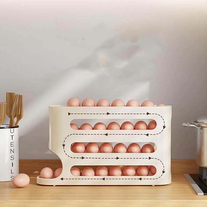 Slide Egg Storage Box (4 Layer) - DMC Wholesale