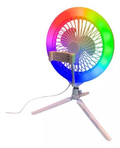 Broadcast Ring Light Fan With Tripod - DMC Wholesale