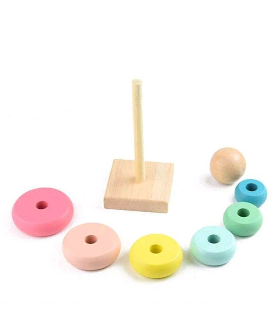Colourful Wooden Stacking Tower (Small) - DMC Wholesale