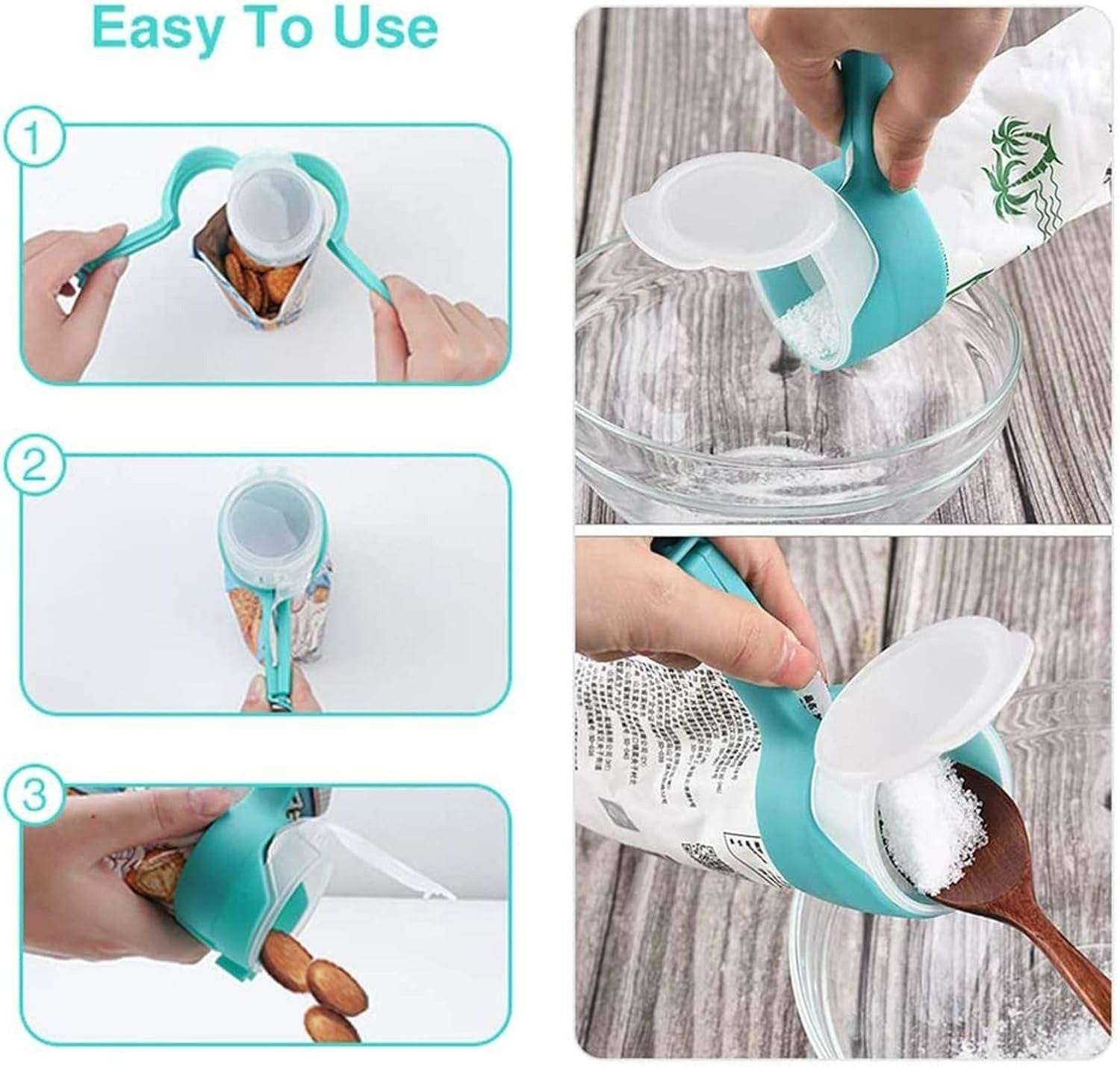 Food Preservation Sealing Pour Clip Set (4 pcs) - DMC Wholesale