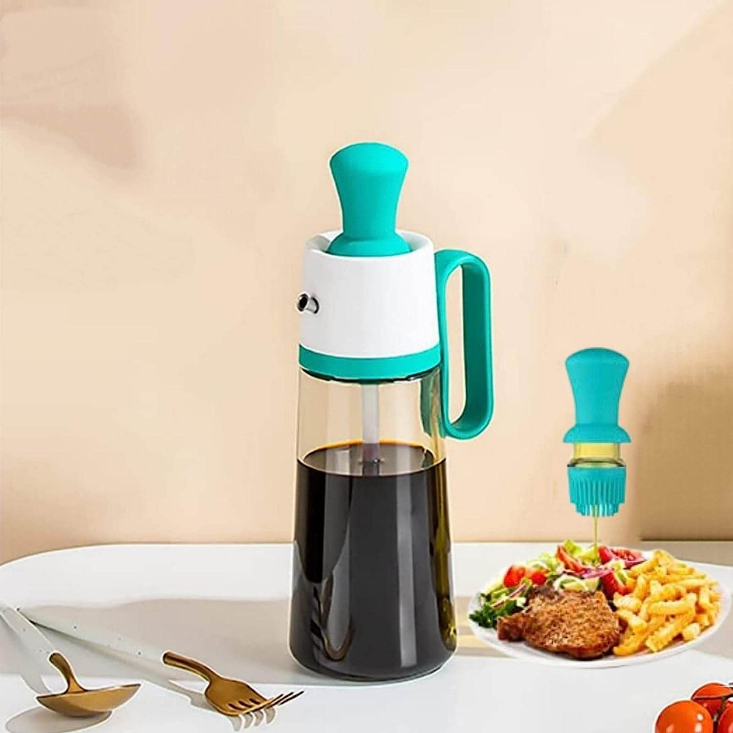 Brush And Pouring Seasoning Bottle (630ml) - DMC Wholesale