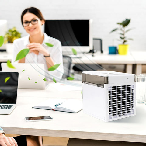 Mini Air Cooler and Portable Humidification - Alt View