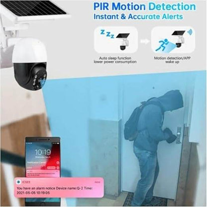 Solar Pan Tilt camera (4K)(WIFI) - DMC Wholesale