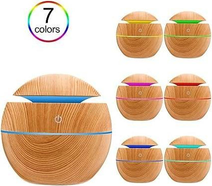 LED Ultrasonic Aroma Humidifier (130ml) - DMC Wholesale