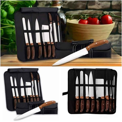 Royalty Line Stainless Steel Knife Set with Bag (10 pcs) - DMC Wholesale