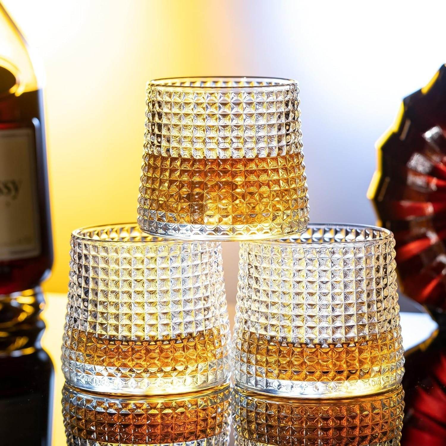 Golden Edged Dancing Glass Set (150ml)(6 pcs) - DMC Wholesale