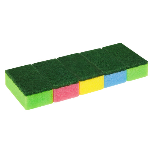Multicolour Sponge Scourers (5 pcs)