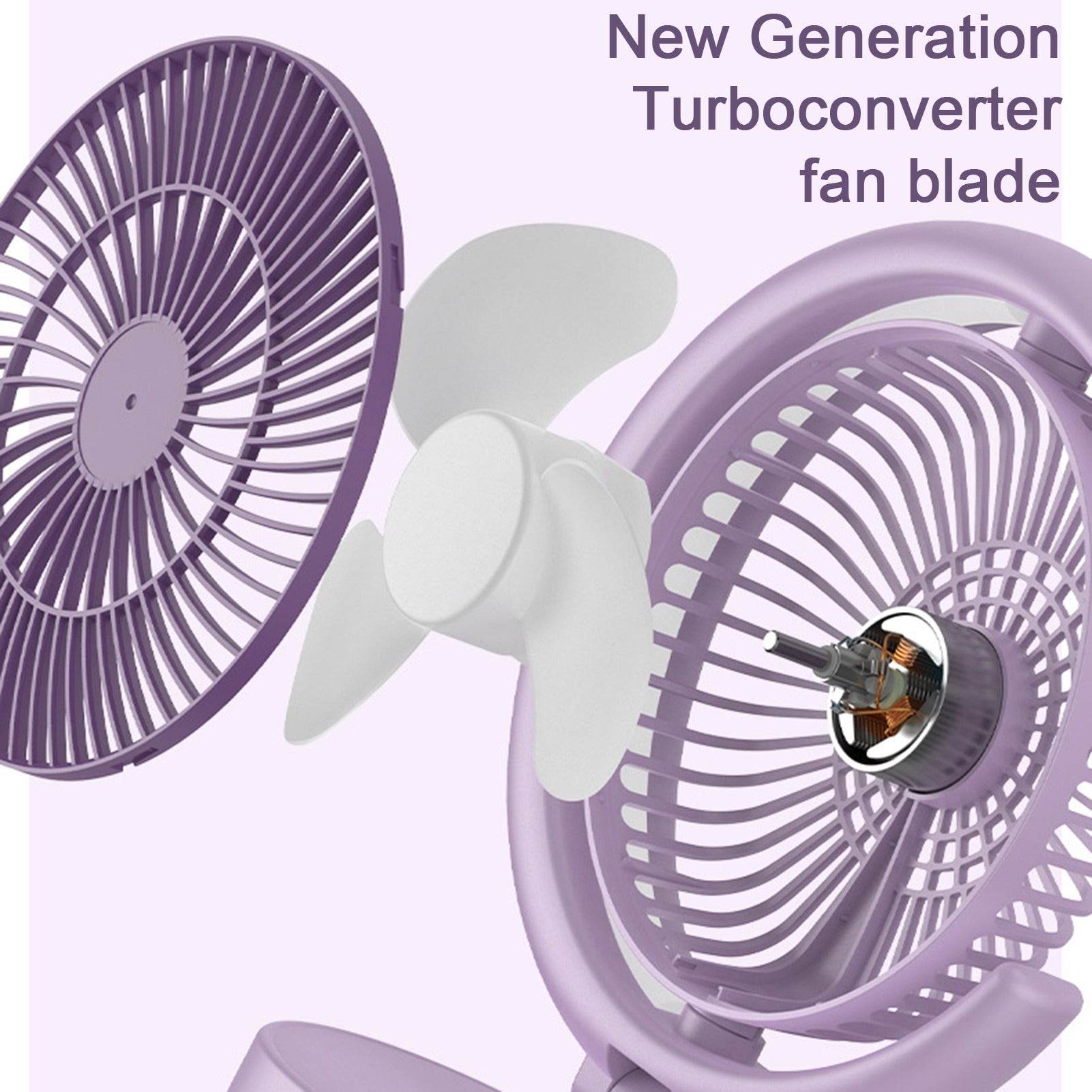 Desktop Fan With Night Light - DMC Wholesale