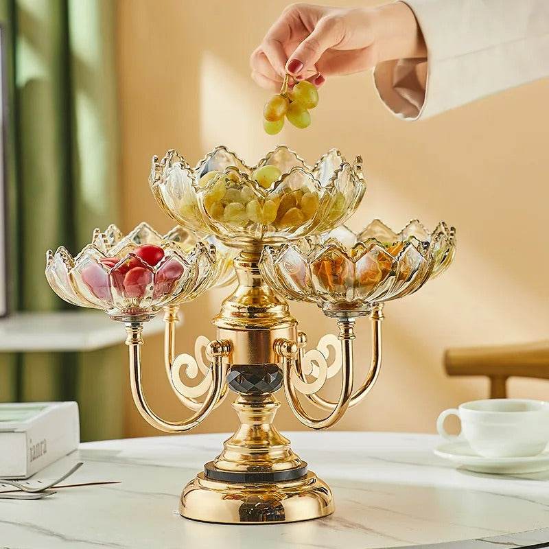 Five Plate Ornamental Fruit Bowl - DMC Wholesale