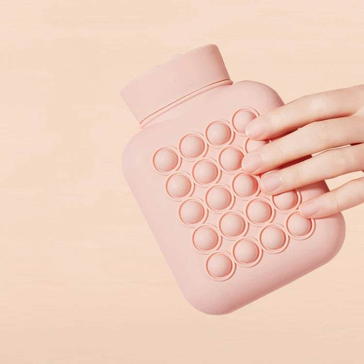 Hot And Cold Compress Water Bottle Pop-It Bag (500ml)(Yellow) - DMC Wholesale