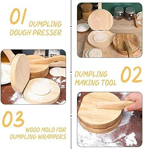 Wooden Dumpling Presser - DMC Wholesale