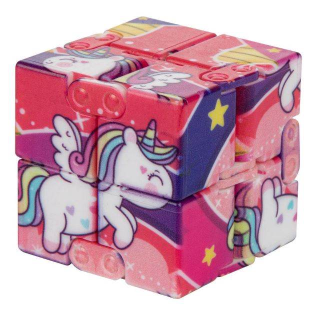 Rainbow Unicorn Infinity Cube - DMC Wholesale