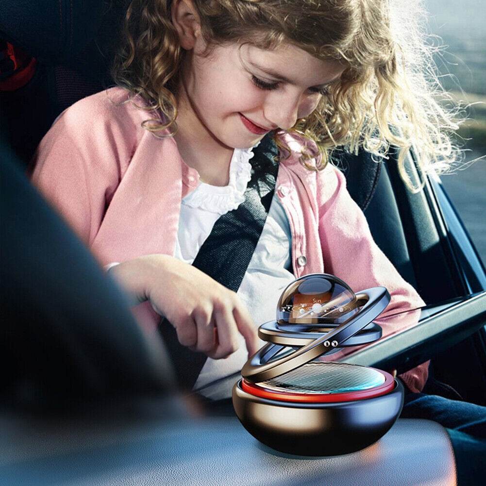 Solar Power Auto Car Rotate Aromatherapy Air Freshener - DMC Wholesale