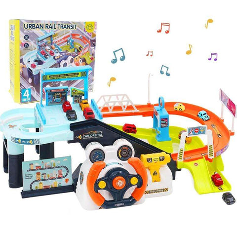 Racing Steering Wheel Urban Rail Transit Set