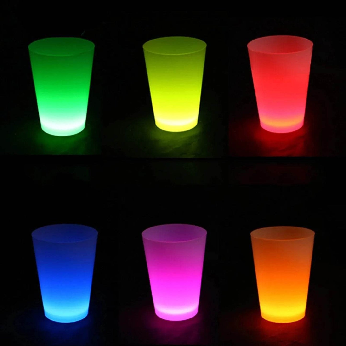 Automatic Flashing Drinking Glasses (350ml)(6 pcs) - DMC Wholesale