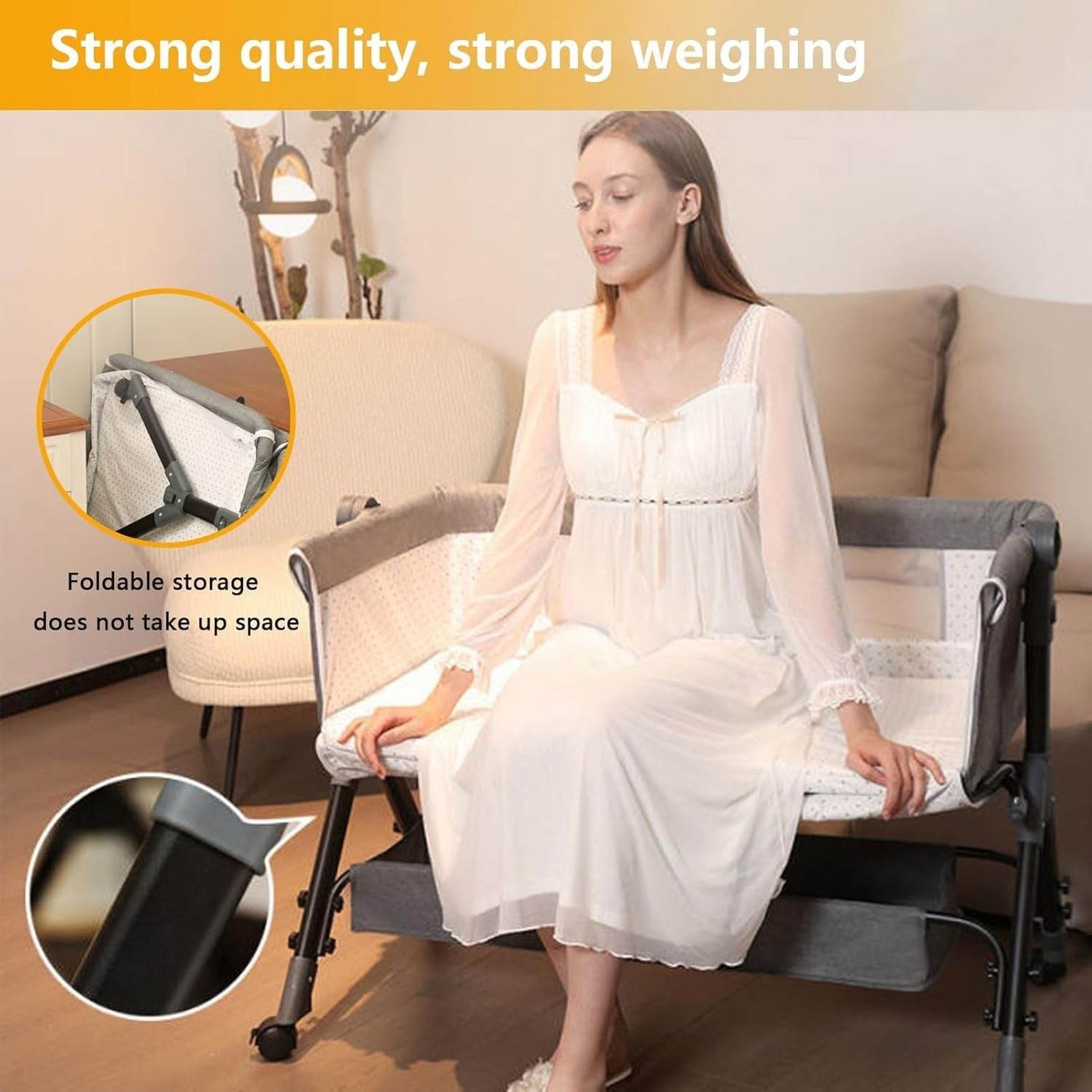 Luxury Crib Baby Bed - DMC Wholesale