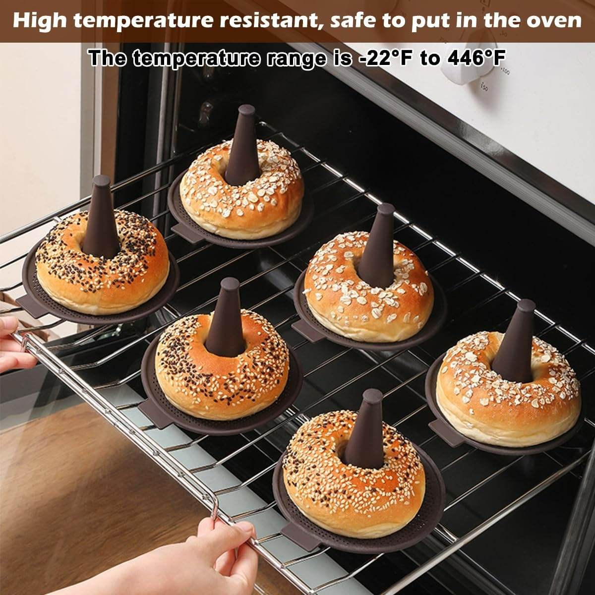 Silicone Bagels Moulds (6 pcs) - DMC Wholesale