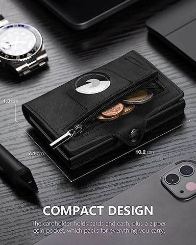 RFID Blocking Automatic Pop Up Card Wallet - Alt View