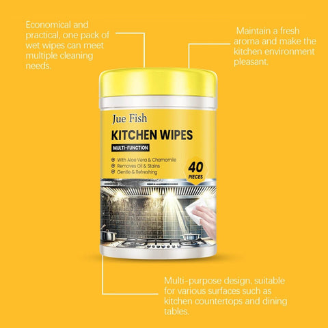 Kitchen Wipes (40 pcs) - Alt View