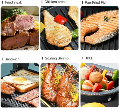 3In1 Shaped Electric Griddle, Sandwich, and Egg Maker (1400W) - DMC Wholesale