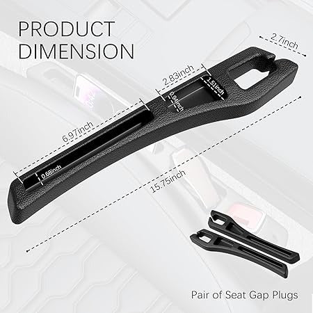 Car Seat Gap Filler Organizer (2 pcs) - Alt View
