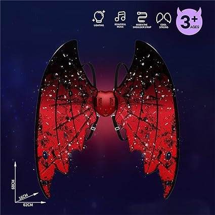 Electric Fairy Wings with LED Lights (Shadow Angel) - DMC Wholesale