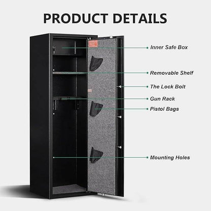 Gun Cabinet Save for Rifles and Pistols - DMC Wholesale