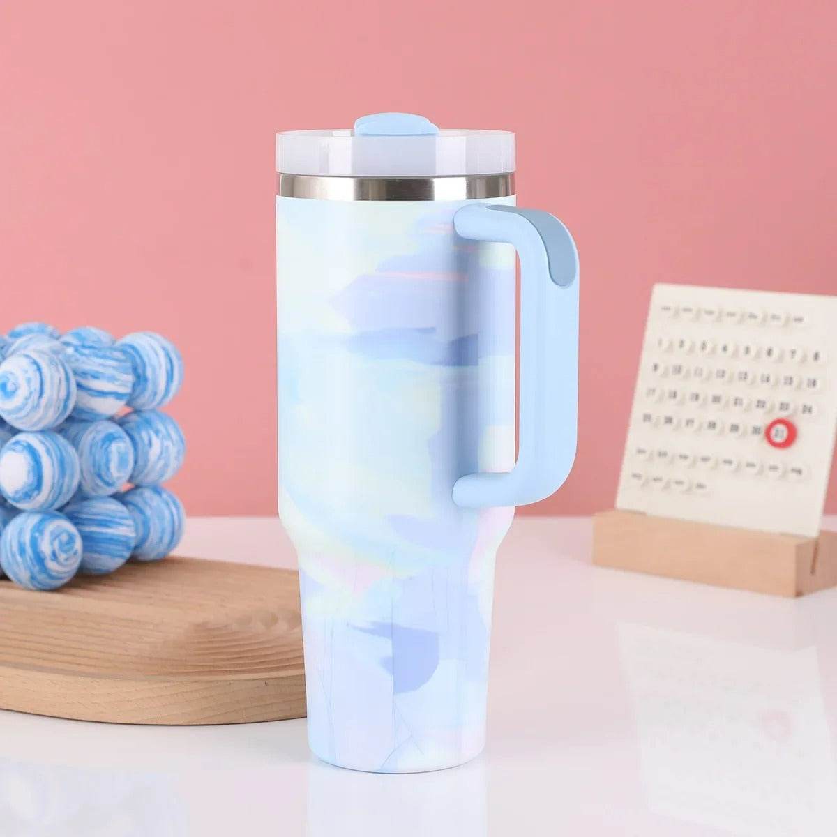 Pastel Pop Vacuum Insulated Tumbler with Lid (1200ml) - DMC Wholesale