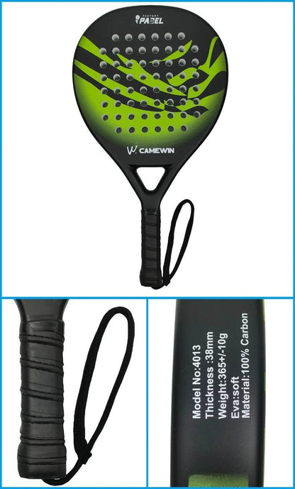Paddle Racket Tennis Carbon Fiber Soft EVA Face Tennis Paddle - DMC Wholesale