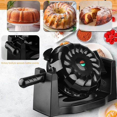 Electric Rotating Lava Cake Maker - Alt View