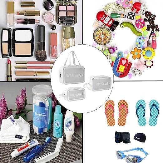 Cosmetic Bag Set (3 pcs) - DMC Wholesale