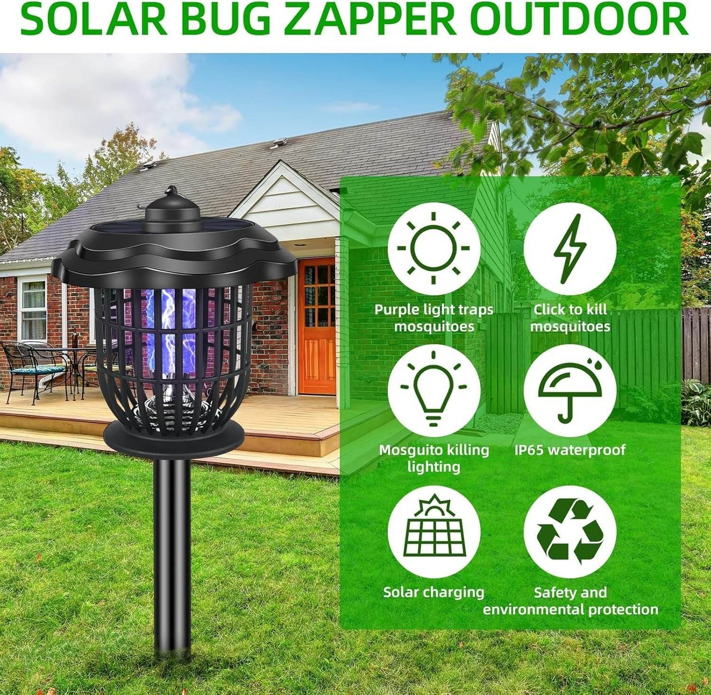 Garden Pathway Solar Mosquito Lamp (Each) - DMC Wholesale